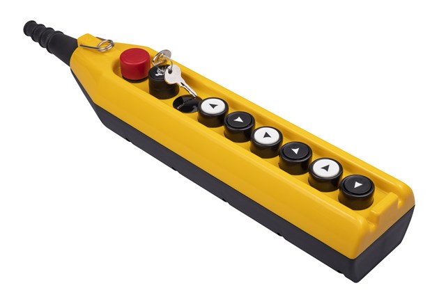 PV Series 9 Hole Single Speed 1NC Key Selector Crane Pendant Station